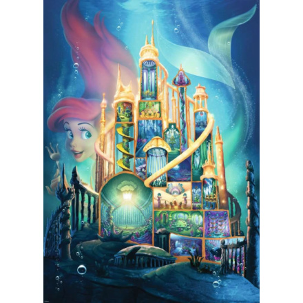 RAVENSBURGER Puzzle Disney Castle Collection: Ariel 1000 dílků 151355