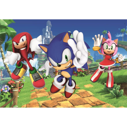 CLEMENTONI Puzzle Sonic 104 dílků 151854