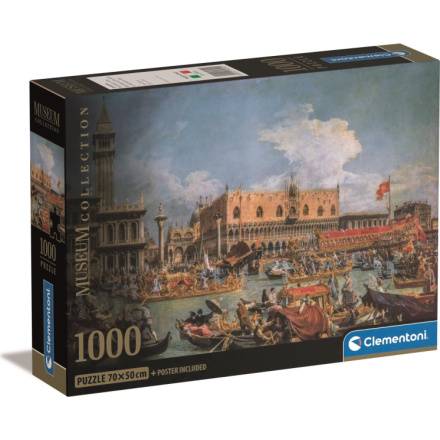 CLEMENTONI Puzzle Návrat Bucintora do přístavu na svátek Nanebevstoupení 1000 dílků 151881