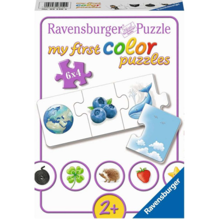 RAVENSBURGER Moje první puzzle Naučme se barvy 6x4 dílky 151891