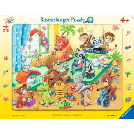 RAVENSBURGER Puzzle Zvířecí mateřská školka 24 dílků 151907