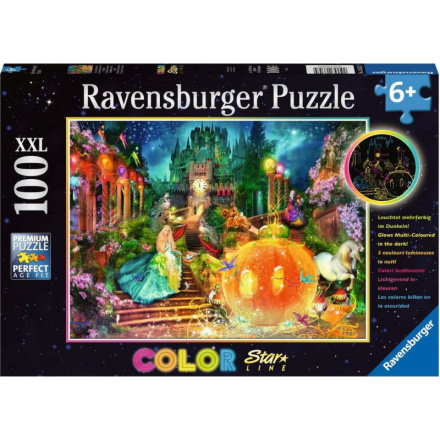 RAVENSBURGER Svítící puzzle Popelka XXL 100 dílků 151919