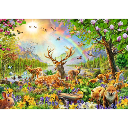 RAVENSBURGER Puzzle Lesní zvířata XXL 200 dílků 151927