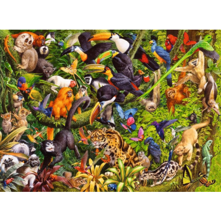 RAVENSBURGER Puzzle Deštný prales XXL 200 dílků 151978