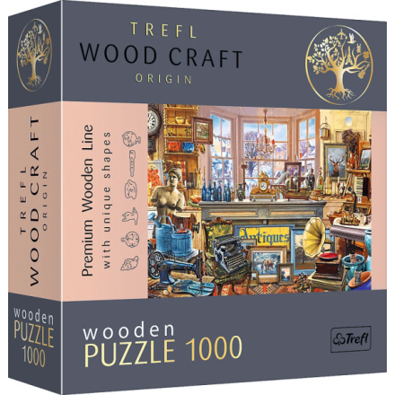 TREFL Wood Craft Origin puzzle Starožitnictví 1000 dílků 152068