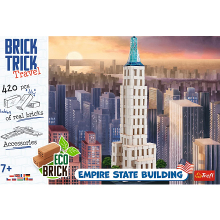 TREFL BRICK TRICK Travel: Empire State Building XL 420 dílů 152081