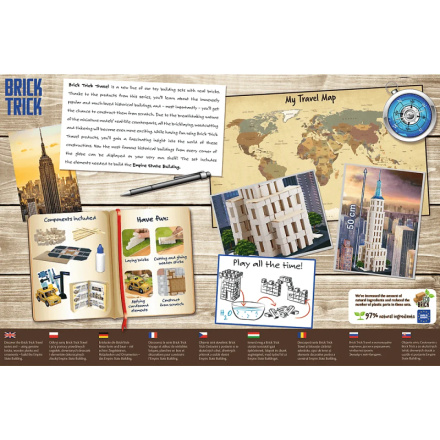 TREFL BRICK TRICK Travel: Empire State Building XL 420 dílů 152081