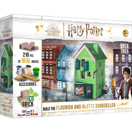 TREFL BRICK TRICK Harry Potter: Knihkupectví Krucánky a Kaňoury M 210 dílů 152113