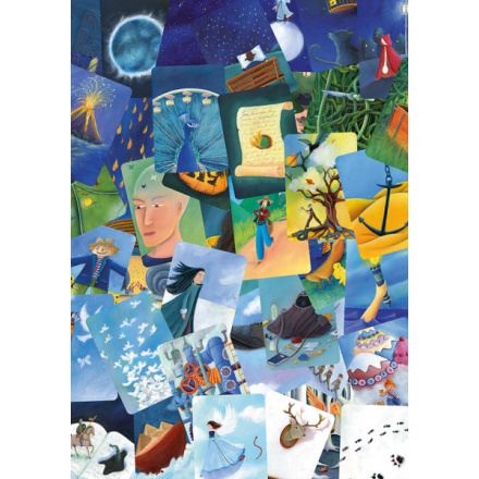 LIBELLUD Puzzle Dixit Collection: Modrý Mišmaš 1000 dílků 152189