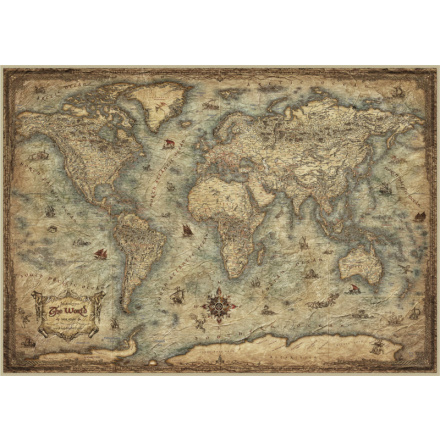 EDUCA Puzzle Mapa světa 3000 dílků 152222