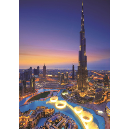 EDUCA Puzzle Kouzla Arábie: Burj Khalifa, Spojené Arabské Emiráty 1000 dílků 152229