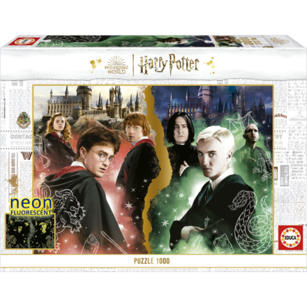 EDUCA Svítící puzzle Harry Potter 1000 dílků 152260