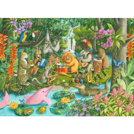 RAVENSBURGER Puzzle Kapela deštného pralesa XXL 100 dílků 152635