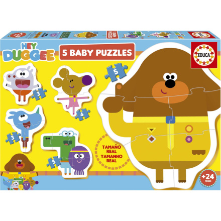 EDUCA Baby puzzle Hey Duggee 5v1 (3-5 dílků) 152677