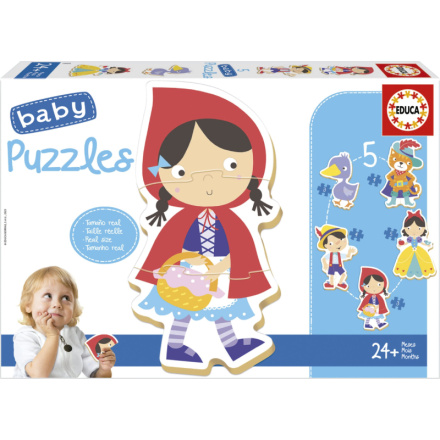 EDUCA Baby puzzle Pohádky 5v1 (3-5 dílků) 152678