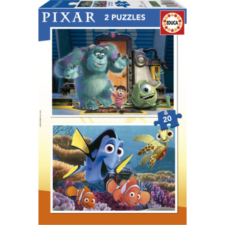 EDUCA Puzzle Disney Pixar 2x20 dílků 152692