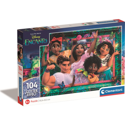 CLEMENTONI Třpytivé puzzle Disney: Encanto 104 dílků 152745