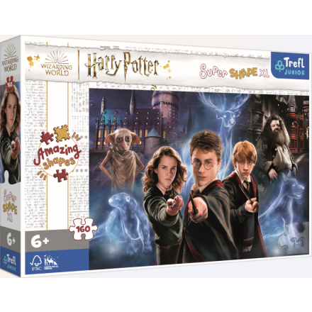 TREFL Puzzle Super Shape XL Kouzelný svět Harryho Pottera 160 dílků 152875