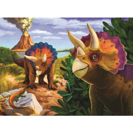 TREFL Puzzle Svět dinosaurů: Triceratops 20 dílků 152891