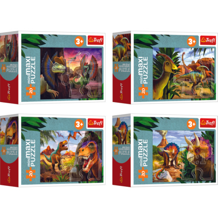 TREFL Displej Puzzle Svět dinosaurů 20 dílků (24 ks) 152895