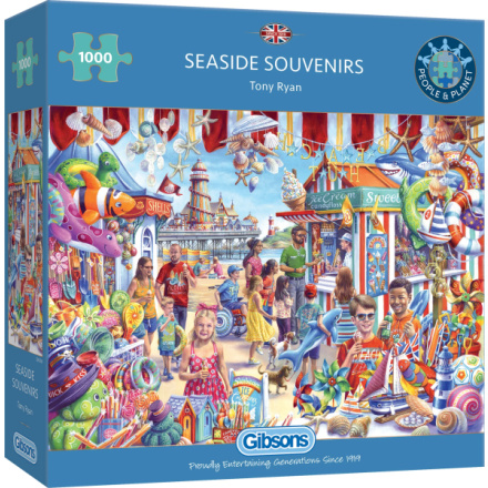 GIBSONS Puzzle Suvenýry na pláži 1000 dílků 152943