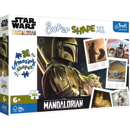 TREFL Puzzle Super Shape XL Star Wars: Mandalorian 160 dílků 153094