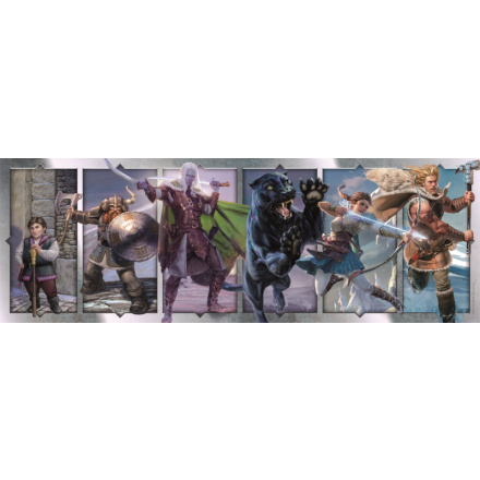 CLEMENTONI Panoramatické puzzle Dungeons&Dragons 1000 dílků 153356