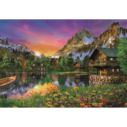 CLEMENTONI Puzzle Jezero v Alpách 6000 dílků 153374