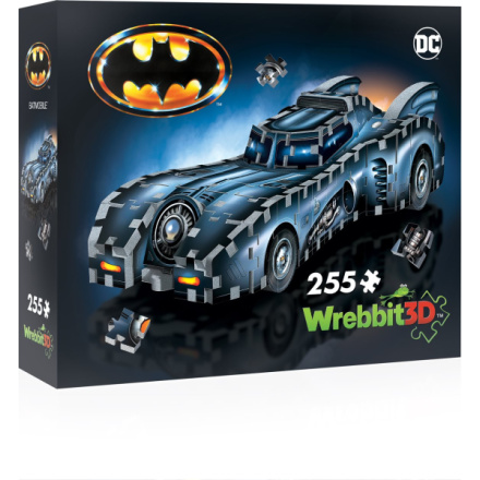 WREBBIT 3D puzzle Batman: Batmobil 255 dílků 153496