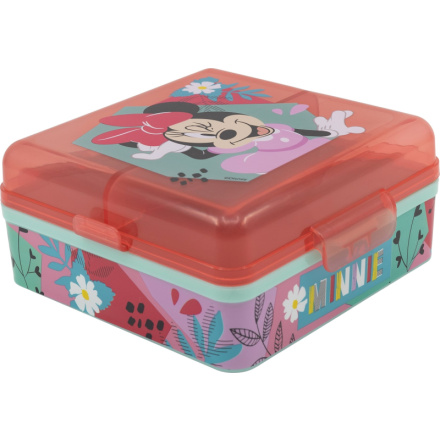 STOR Čtvercový Multi Box na svačinu Minnie Mouse 153879