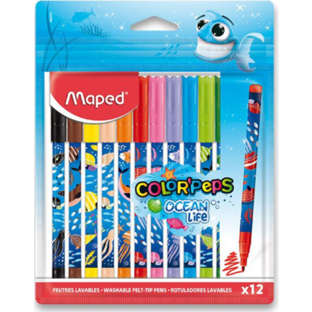 MAPED Fixy Color'Peps Ocean Life Decorated 12ks 154964