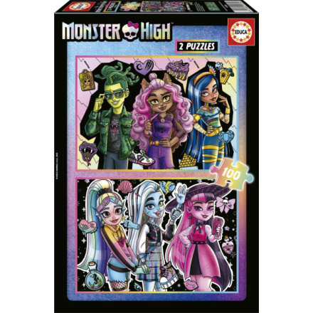 EDUCA Puzzle Monster High 2x100 dílků 155037