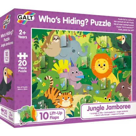 GALT Okénkové puzzle Džungle 20 dílků 155157