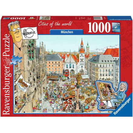 RAVENSBURGER Puzzle Města světa: Mnichov 1000 dílků 155220