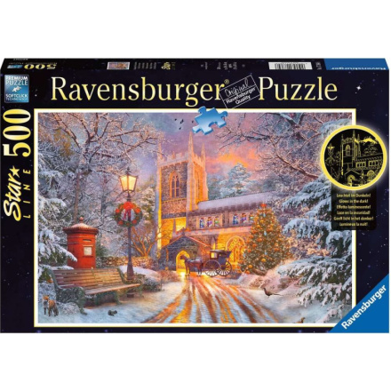 RAVENSBURGER Svítící puzzle Vánoční zátiší 500 dílků 155231