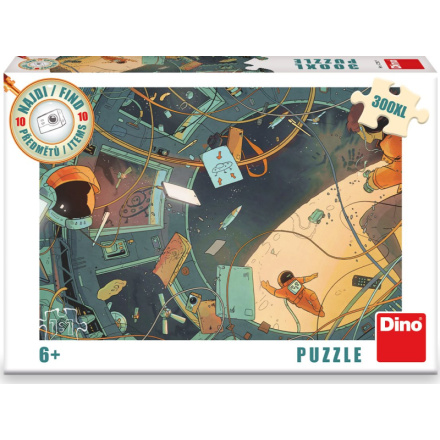 DINO Puzzle Najdi 10 předmětů: Vesmír XL 300 dílků 155626