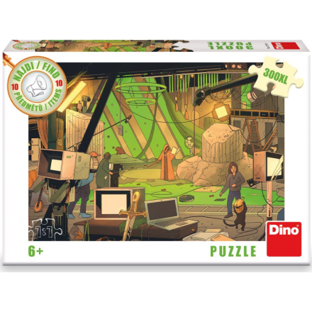 DINO Puzzle Najdi 10 předmětů: Film XL 300 dílků 155627