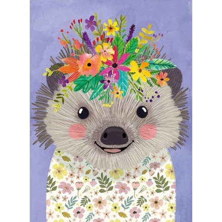 HEYE Puzzle Floral Friends: Veselý ježek 500 dílků 155639