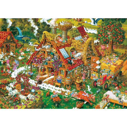 HEYE Puzzle Cartoon Classics: Veselá farma 1000 dílků 155664