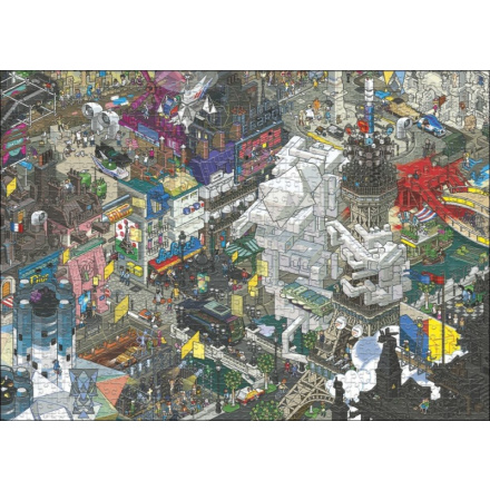 HEYE Puzzle Pixorama: Pařížské pátrání 1000 dílků 155709