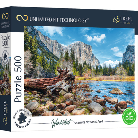 TREFL Puzzle UFT Wanderlust: Yosemitský národní park, Kalifornie, USA 500 dílků 155985