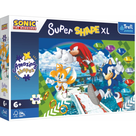 TREFL Puzzle Super Shape XL Spokojený Sonic 160 dílků 155994
