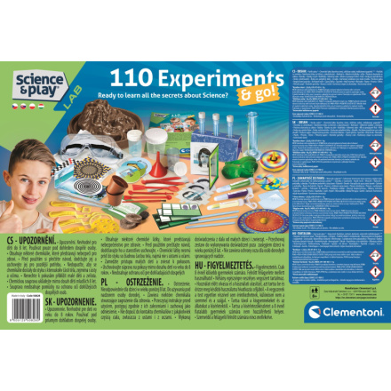 CLEMENTONI Science&Play Laboratoř: 110 vědeckých experimentů 156166