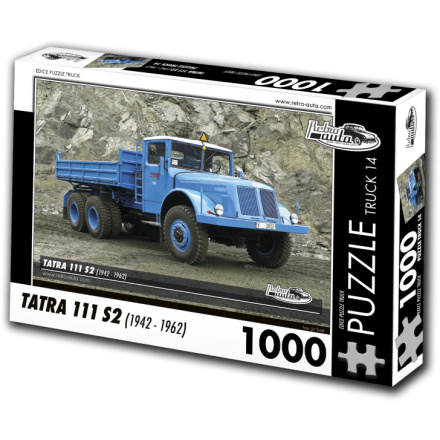 RETRO-AUTA Puzzle TRUCK č.14 Tatra 111 S2 (1942-1962) 1000 dílků 156201