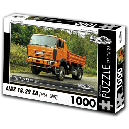 RETRO-AUTA Puzzle TRUCK č.23 ŠKODA Liaz 18.29 XA (1994-2002) 1000 dílků 156211