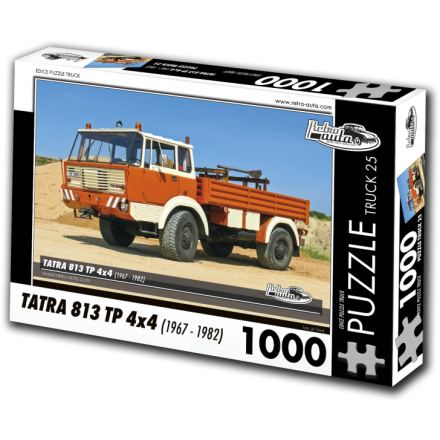 RETRO-AUTA Puzzle TRUCK č.25 Tatra 813 TP 4x4 (1967-1982) 1000 dílků 156213