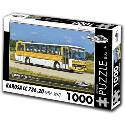 RETRO-AUTA Puzzle BUS č.19 KAROSA LC 736.20 (1984 - 1997) 1000 dílků 156245