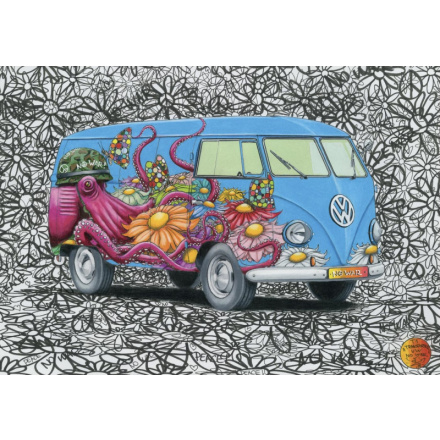 DINO Puzzle Hippies VW 500 dílků 156318