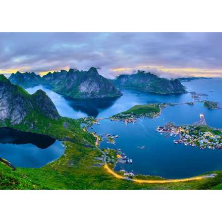 ENJOY Puzzle Lofoty, Norsko 1000 dílků 156444