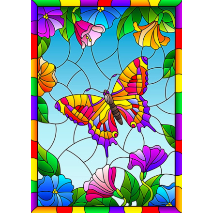 ENJOY Puzzle Křišťálový motýl 1000 dílků 156531